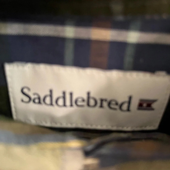 SADDLEBRED~TARTAN BLUE~NWOT~LG - Picture 3 of 6